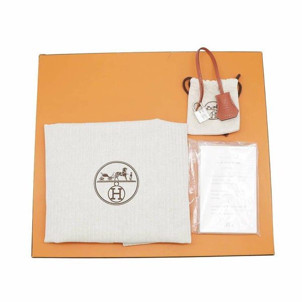 エルメス バーキン30 オレンジ/サンギーヌ/ブルーラン/ブルーイドラ/エタン/ゴールド/シルバー金具 トリヨンクレマンス □P刻印 Birkin