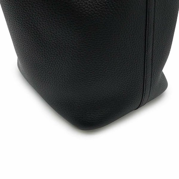 エルメス ハンドバッグ ピコタンロックMM ブラック/シルバー金具 トリヨンクレマンス B刻印 黒