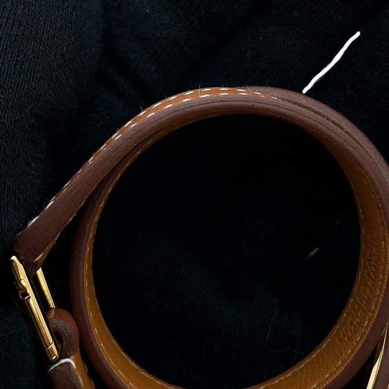 エルメス ブレスレット コリエドシアン リヴァル ドゥブルトゥール ゴールド/ピンクゴールド金具 スイフト サイズT1 U刻印