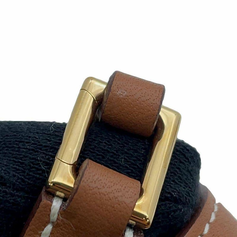 エルメス ブレスレット コリエドシアン リヴァル ドゥブルトゥール ゴールド/ピンクゴールド金具 スイフト サイズT1 U刻印