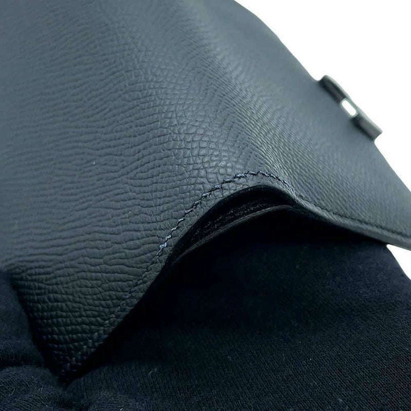 エルメス 二つ折り財布 ベアンコンパクト モノクローム ブラック/ブラック金具 エプソン B刻印 黒 ソーブラック