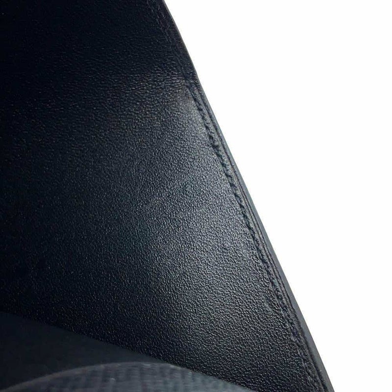 エルメス 二つ折り財布 ベアンコンパクト モノクローム ブラック/ブラック金具 エプソン B刻印 黒 ソーブラック