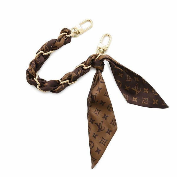 ルイヴィトン バッグチャーム モノグラム チェーン フラール シルク M01354 LOUIS VUITTON