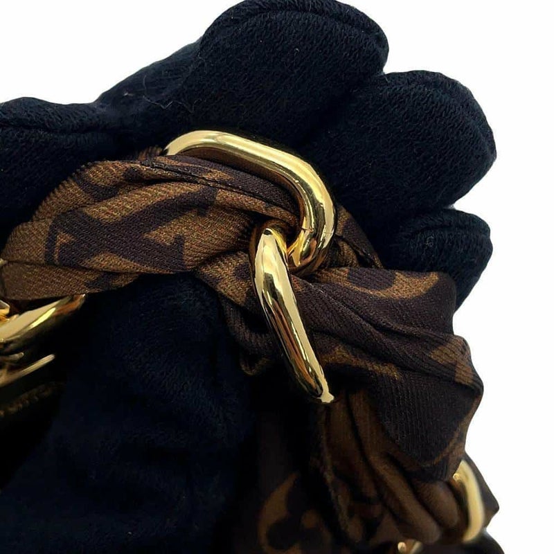 ルイヴィトン バッグチャーム モノグラム チェーン フラール シルク M01354 LOUIS VUITTON