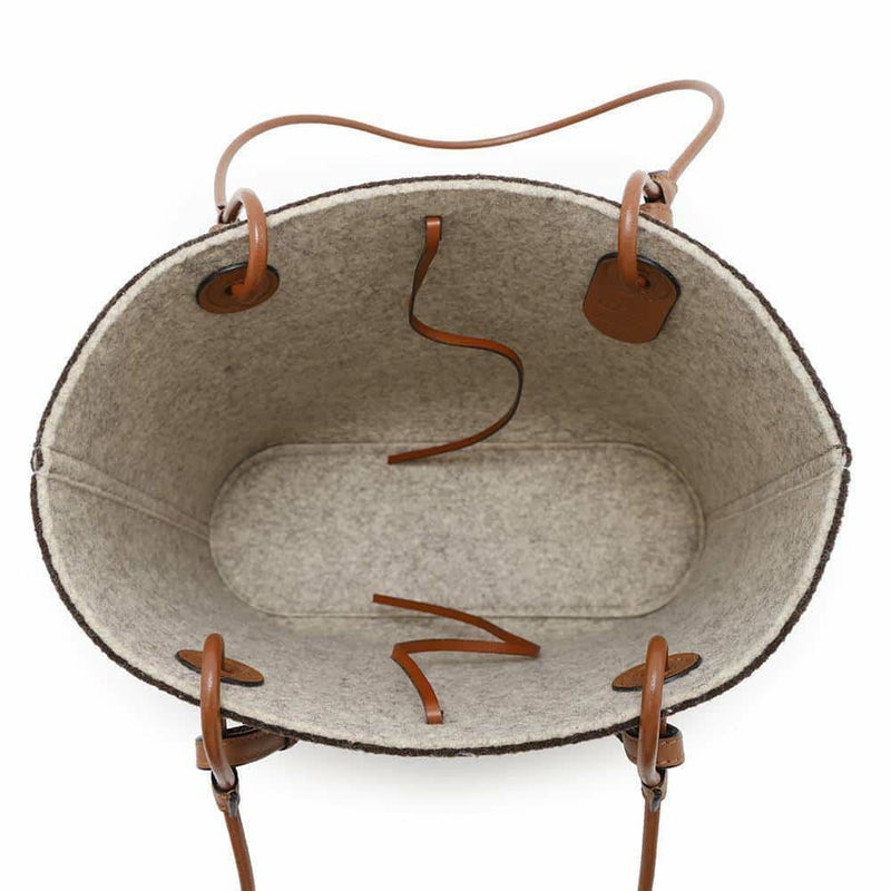 ロエベ トートバッグ アナグラム バスケットバッグ フェルト A223098X05 LOEWE 2way