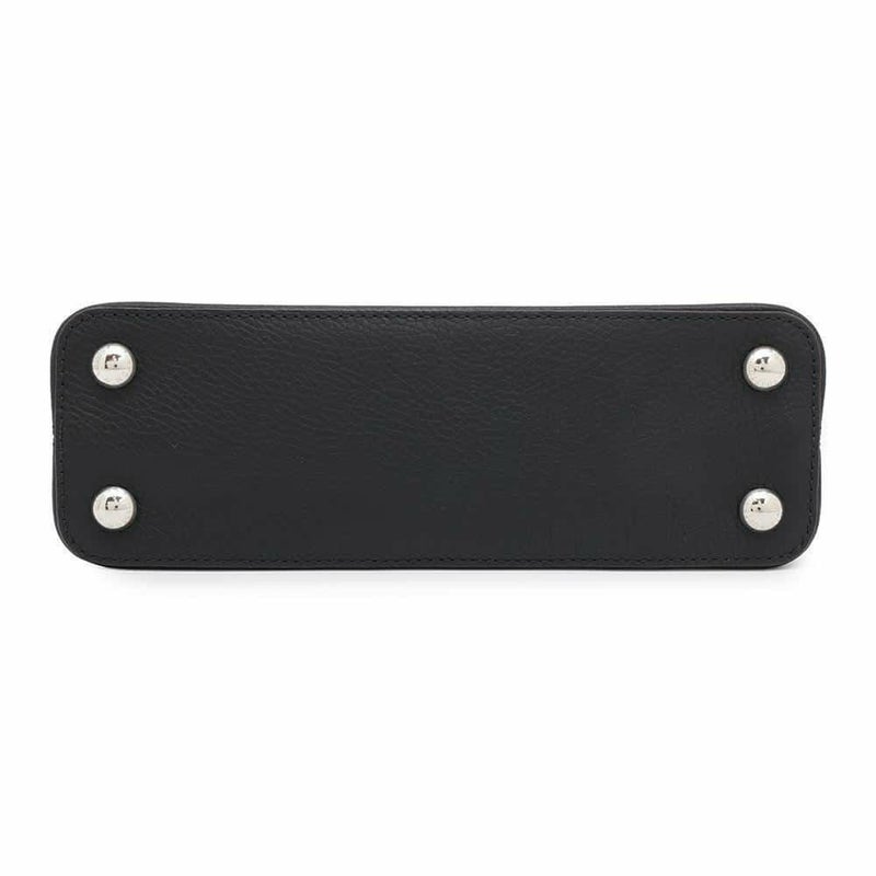 ルイヴィトン ハンドバッグ トリヨンレザー/パイソン カプシーヌBB LOUIS VUITTON 2wayショルダーバッグ ブラック 黒