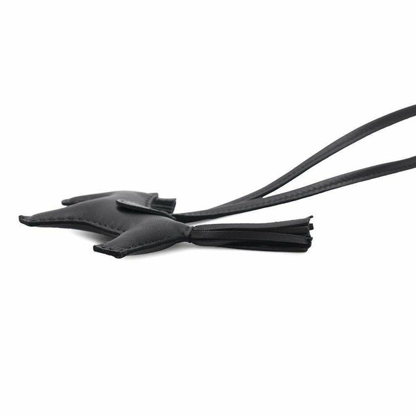 エルメス バッグチャーム ロデオ PM ブラック ラムスキン U刻印 HERMES 黒 ソーブラック