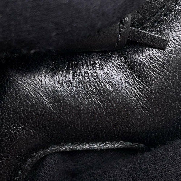 エルメス バッグチャーム ロデオ PM ブラック ラムスキン U刻印 HERMES 黒 ソーブラック