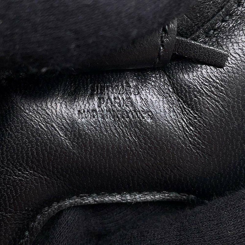 エルメス バッグチャーム ロデオ PM ブラック ラムスキン U刻印 HERMES 黒 ソーブラック