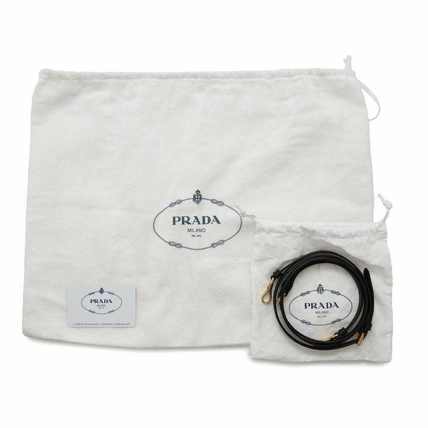 プラダ ハンドバッグ デュエット Re-Nylon バケットバッグ ナイロン 1BH038 PRADA 2wayショルダーバッグ 黒