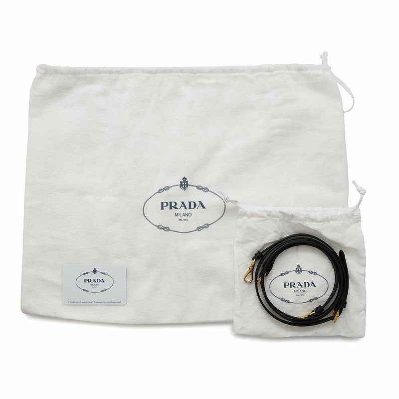 プラダ ハンドバッグ デュエット Re-Nylon バケットバッグ ナイロン 1BH038 PRADA 2wayショルダーバッグ 黒