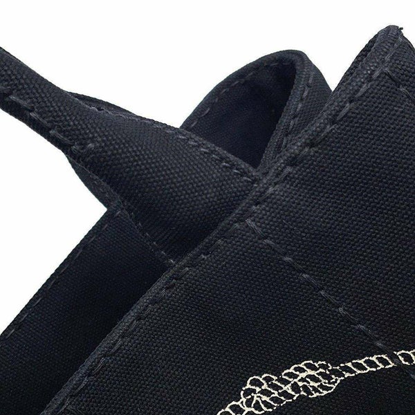 プラダ トートバッグ カナパ トート キャンパス 1BG439 PRADA ストライプ ショルダーバッグ 黒