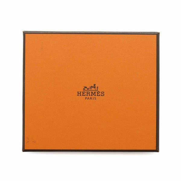 エルメス 三つ折り財布 ベアン コンビネ エトゥープ/シルバー金具 シェブルミゾル W刻印 シェーブル