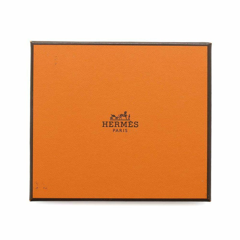 エルメス 三つ折り財布 ベアン コンビネ エトゥープ/シルバー金具 シェブルミゾル W刻印 シェーブル