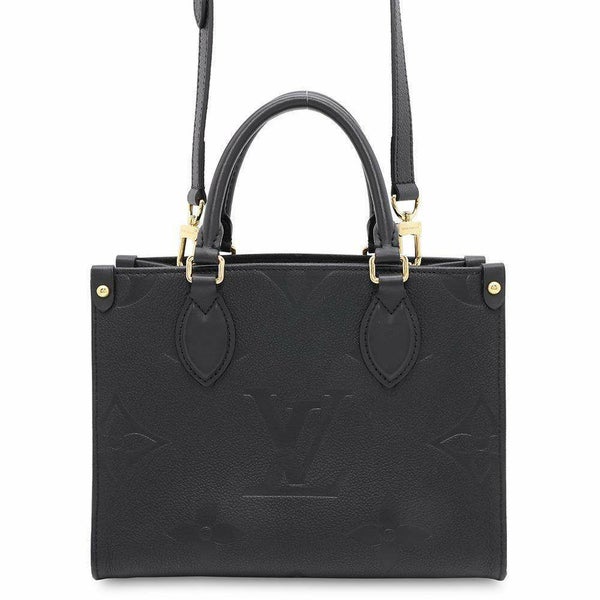 ルイヴィトン ハンドバッグ モノグラム・アンプラント オンザゴーPM M45653 黒 ブラック 2way