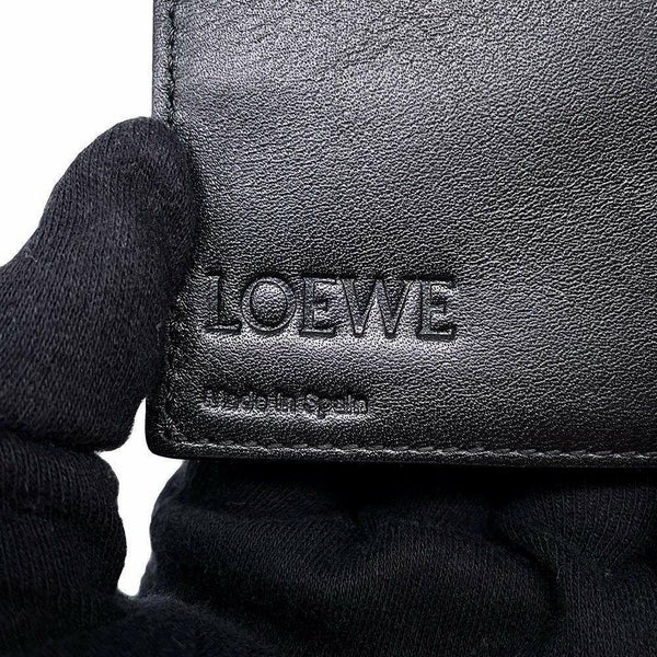 ロエベ 長財布 バーティカル ウォレット ラージ レザー LOEWE 財布 黒