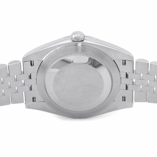 ロレックス デイトジャスト41 SS/K18WG ランダムシリアル ルーレット 126334 ROLEX 腕時計 スレート文字盤