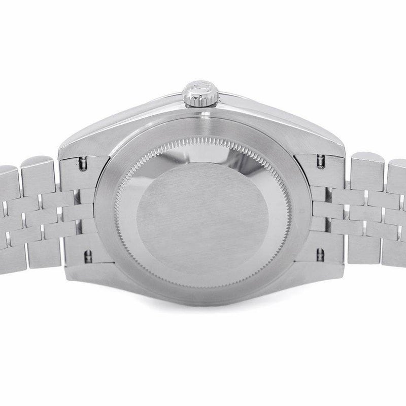 ロレックス デイトジャスト41 SS/K18WG ランダムシリアル ルーレット 126334 ROLEX 腕時計 スレート文字盤