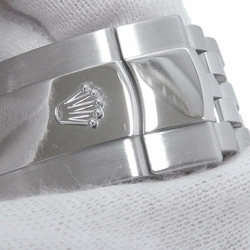 ロレックス デイトジャスト41 SS/K18WG ランダムシリアル ルーレット 126334 ROLEX 腕時計 スレート文字盤