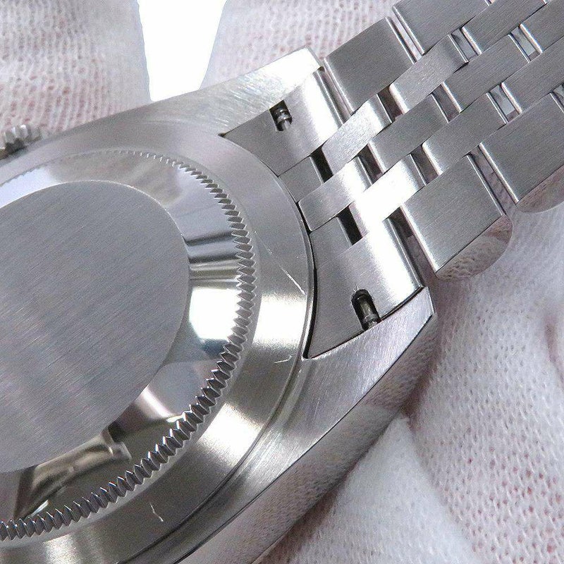 ロレックス デイトジャスト41 SS/K18WG ランダムシリアル ルーレット 126334 ROLEX 腕時計 スレート文字盤