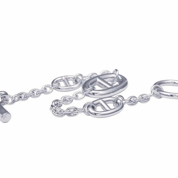 エルメス ブレスレット シェーヌダンクル ファランドール SV925シルバー サイズST HERMES ジュエリー