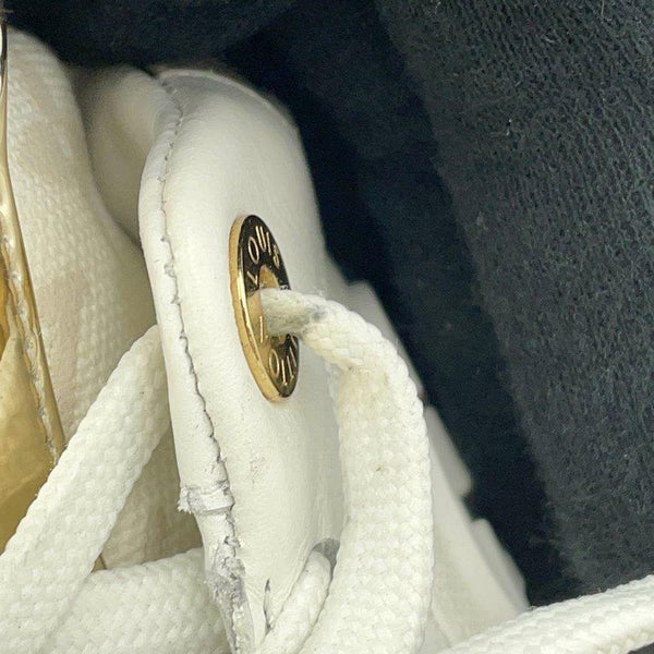 ルイヴィトン スニーカー モノグラム・デニム ランアウェイ・ライン スニーカー サイズ38 1ABIVC 靴 白