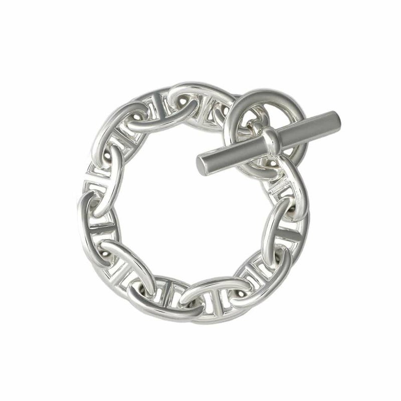 エルメス ブレスレット シェーヌダンクルTGM 11コマ SV925シルバー HERMES ジュエリー