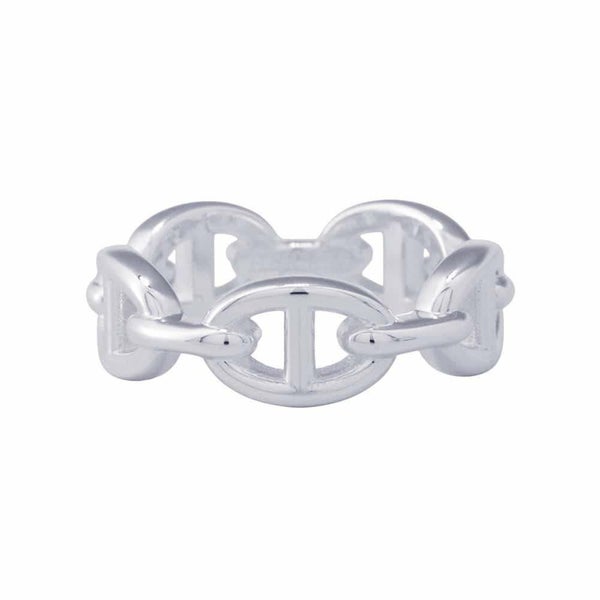 エルメス リング シェーヌダンクル アンシェネPM SV925シルバー リングサイズ56 HERMES ジュエリー