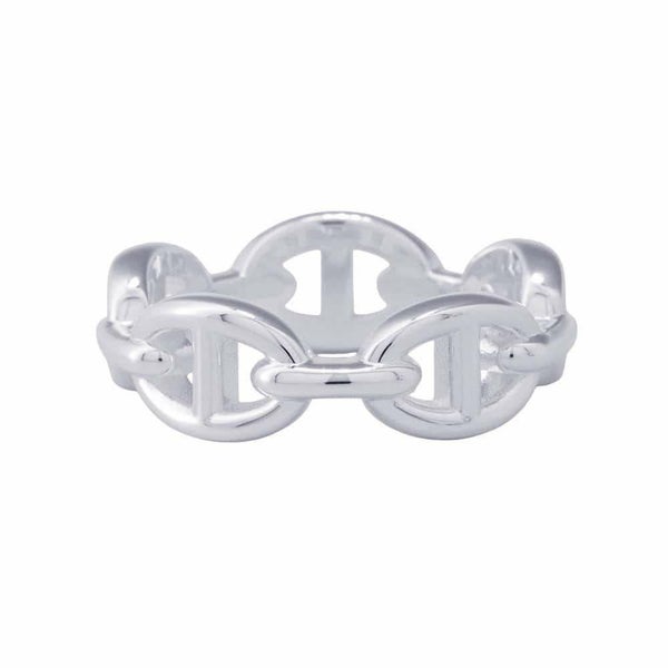 エルメス リング シェーヌダンクル アンシェネPM SV925シルバー リングサイズ56 HERMES ジュエリー