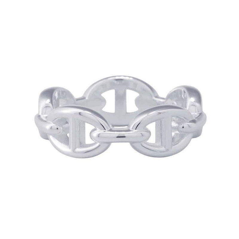 エルメス リング シェーヌダンクル アンシェネPM SV925シルバー リングサイズ56 HERMES ジュエリー