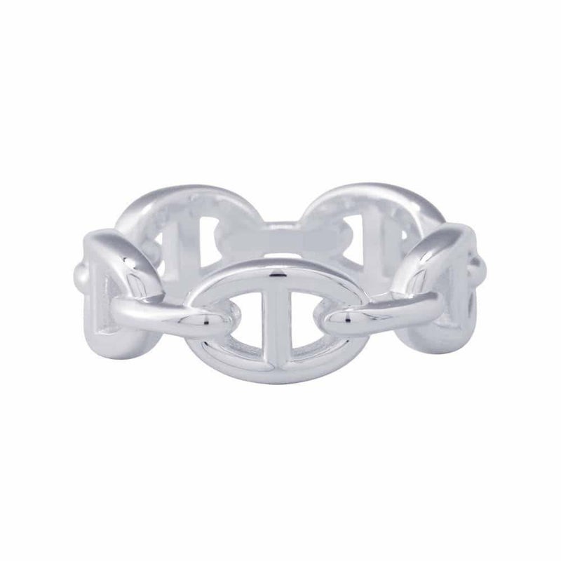 エルメス リング シェーヌダンクル アンシェネPM SV925シルバー リングサイズ56 HERMES ジュエリー