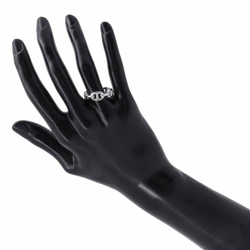 エルメス リング シェーヌダンクル アンシェネPM SV925シルバー リングサイズ56 HERMES ジュエリー