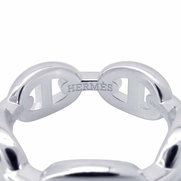 エルメス リング シェーヌダンクル アンシェネPM SV925シルバー リングサイズ56 HERMES ジュエリー
