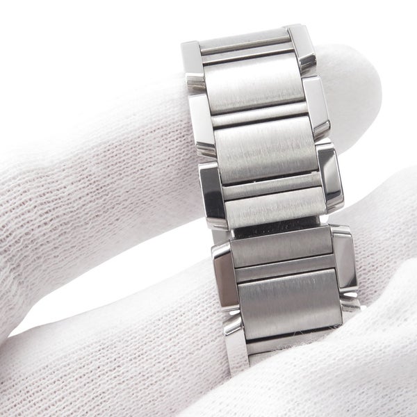 カルティエ タンク フランセーズ SM W51035Q3 Cartier 腕時計 レディース クォーツ 創立160周年アジア限定モデル ピンク文字盤