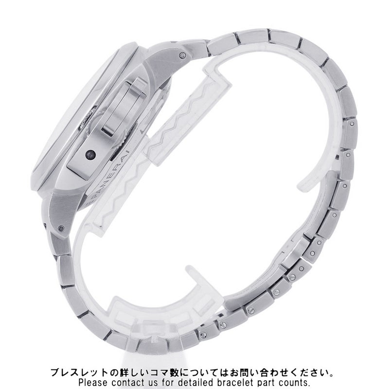 パネライ ルミノールマリーナ 1950 3デイズ オートマティック アッチャイオ PAM00328 PANERAI 腕時計 黒文字盤