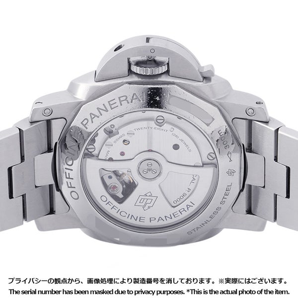 パネライ ルミノールマリーナ 1950 3デイズ オートマティック アッチャイオ PAM00328 PANERAI 腕時計 黒文字盤