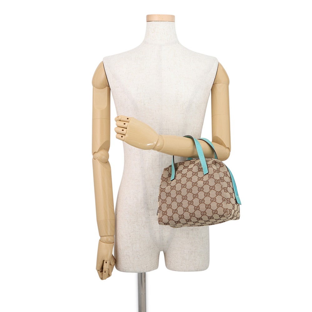 グッチ ハンドバッグ GGキャンバス/レザー 124542 GUCCI バッグ | 中古