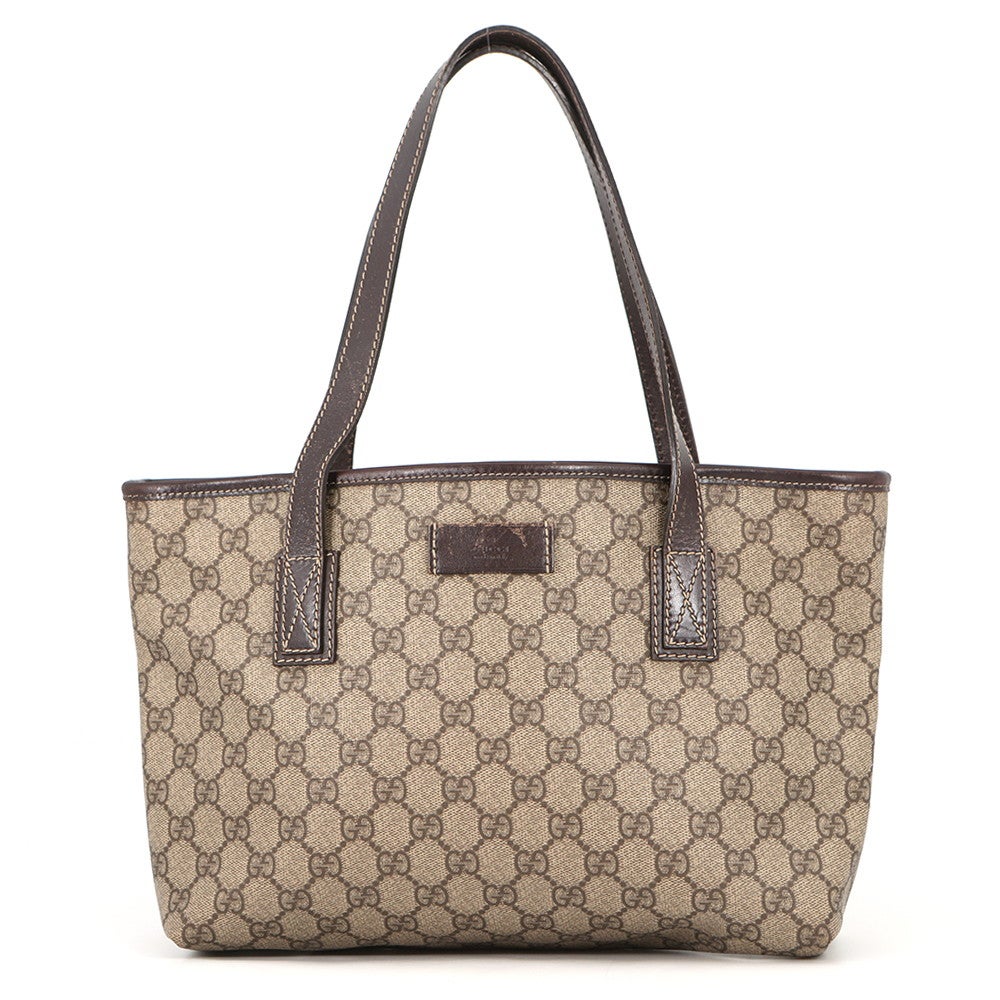 グッチ トートバッグ GGスプリーム/レザー 211138 GUCCI バッグ | 中古