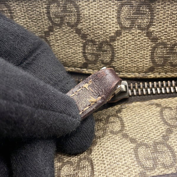 グッチ トートバッグ GGスプリーム/レザー 211138 GUCCI バッグ