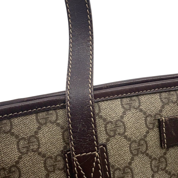 グッチ トートバッグ GGスプリーム/レザー 211138 GUCCI バッグ