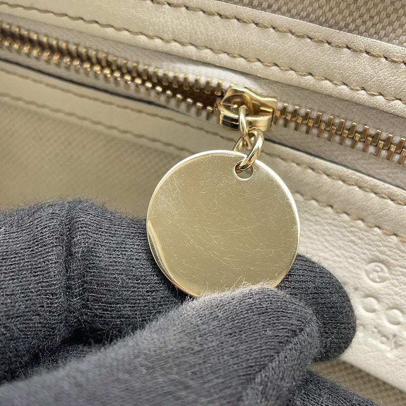 グッチ ハンドバッグ エレファント GGスプリーム/レザー 189895 GUCCI ボストンバッグ