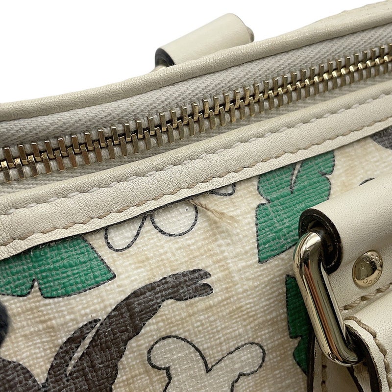 グッチ ハンドバッグ エレファント GGスプリーム/レザー 189895 GUCCI ボストンバッグ
