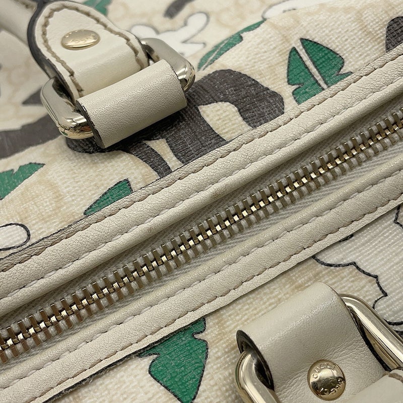 グッチ ハンドバッグ エレファント GGスプリーム/レザー 189895 GUCCI ボストンバッグ