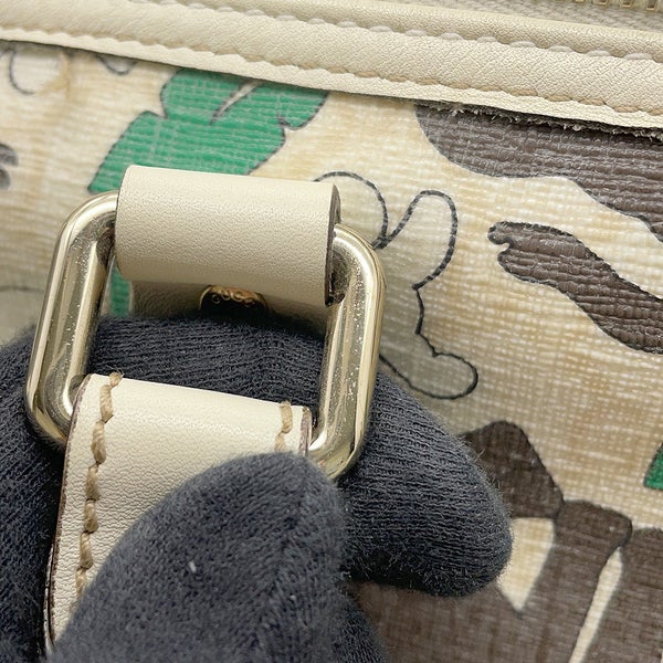 グッチ ハンドバッグ エレファント GGスプリーム/レザー 189895 GUCCI ボストンバッグ