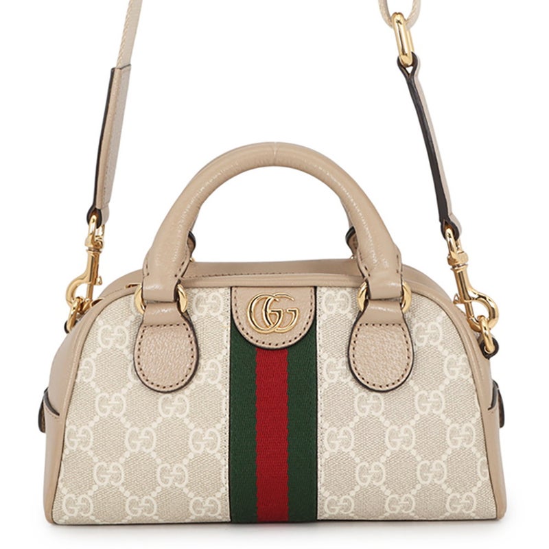 グッチ ハンドバッグ オフディア GGスプリーム/レザー 724606 GUCCI バッグ 2wayショルダーバッグ ミニボストン
