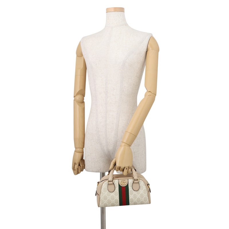 グッチ ハンドバッグ オフディア GGスプリーム/レザー 724606 GUCCI バッグ 2wayショルダーバッグ ミニボストン