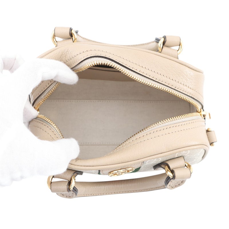 グッチ ハンドバッグ オフディア GGスプリーム/レザー 724606 GUCCI バッグ 2wayショルダーバッグ ミニボストン