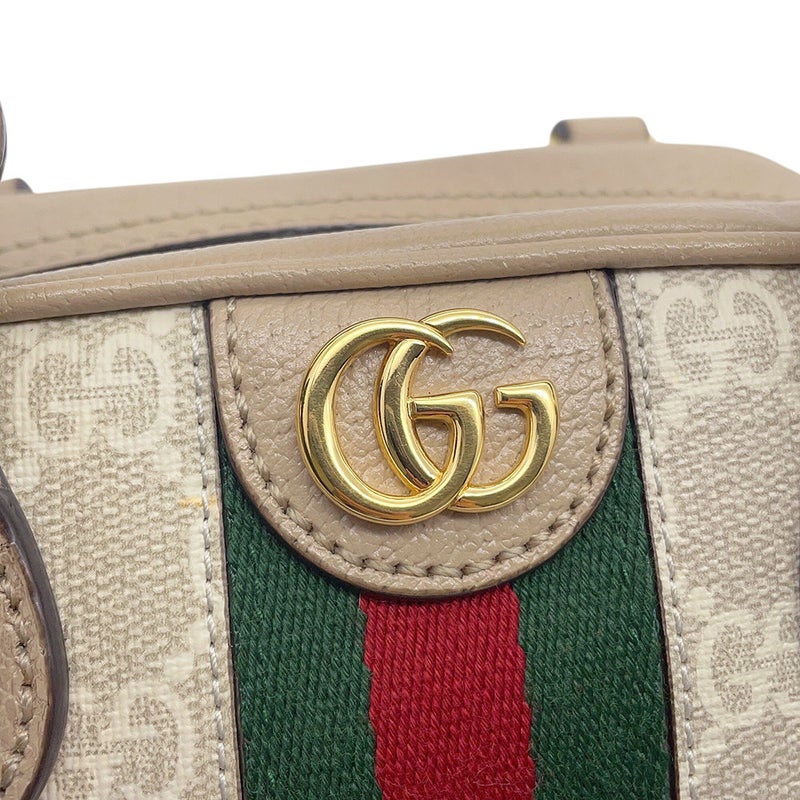 グッチ ハンドバッグ オフディア GGスプリーム/レザー 724606 GUCCI バッグ 2wayショルダーバッグ ミニボストン