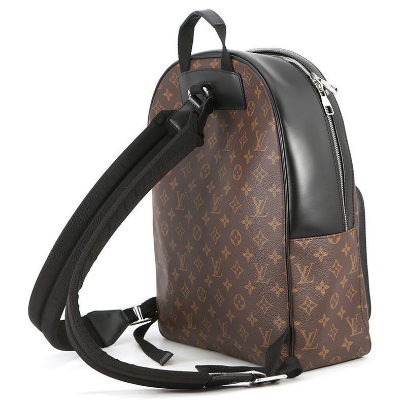 ルイヴィトン リュック モノグラム・マカサー ジョッシュ M41530 LOUIS VUITTON ヴィトン バックパック メンズ 黒 ブラック