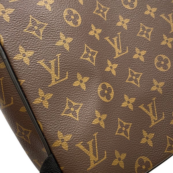 ルイヴィトン リュック モノグラム・マカサー ジョッシュ M41530 LOUIS VUITTON ヴィトン バックパック メンズ 黒 ブラック